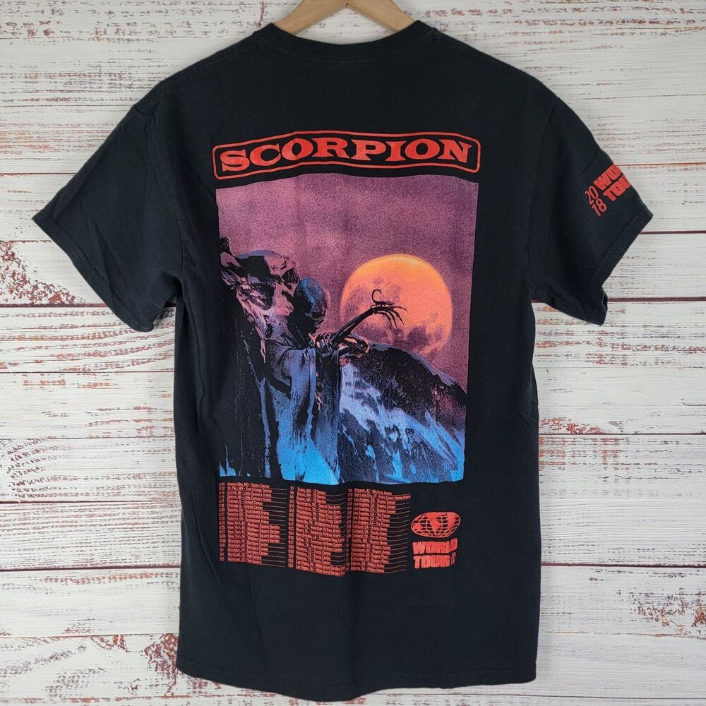 Drake T Shirt Mens Size M 2018 Scorpion World Tour Black  Official Rap Music